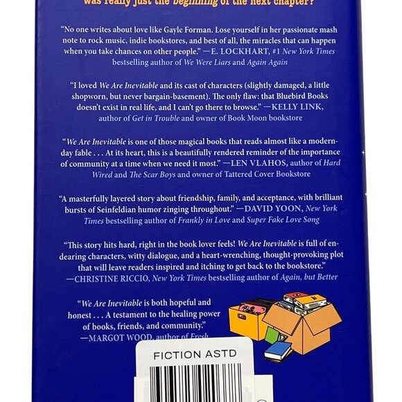 We Are Inevitable Book by Gayle Forman Signed Edition YA Fiction Romance - Picture 2 of 5